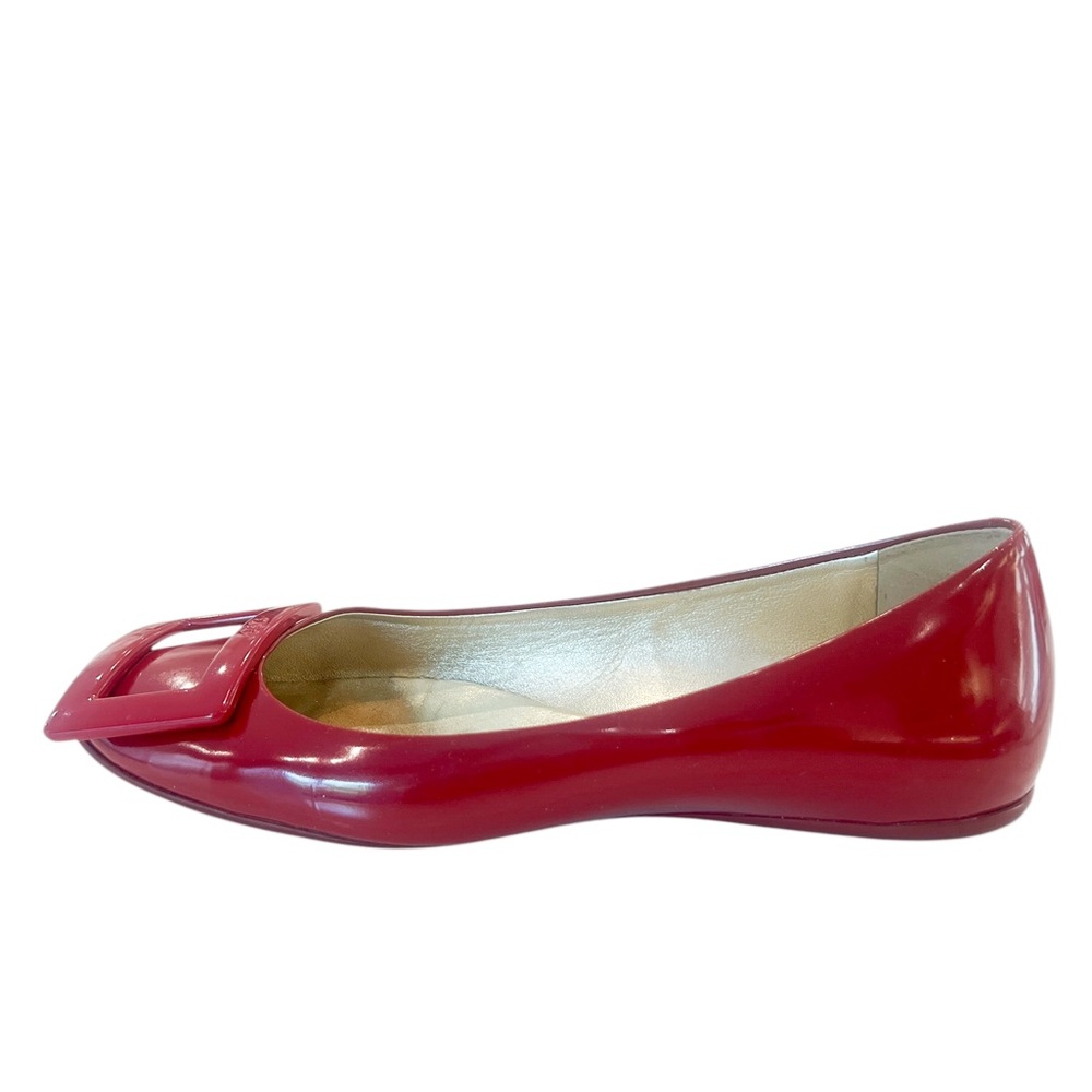 Roger Vivier Red  Gommette  Patent  Ballerina flats